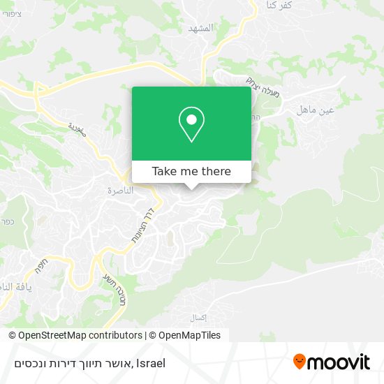 אושר תיווך דירות ונכסים map