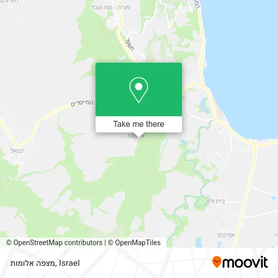 Карта מצפה אלומות