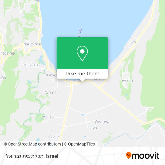 תכלת בית גבריאל map