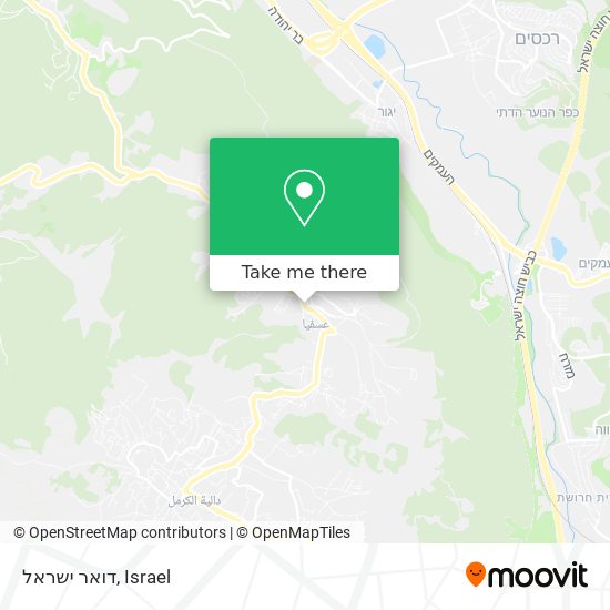 דואר ישראל map