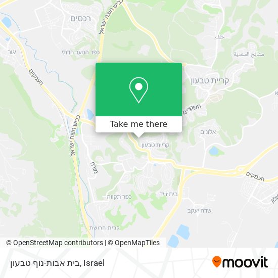 בית אבות-נוף טבעון map
