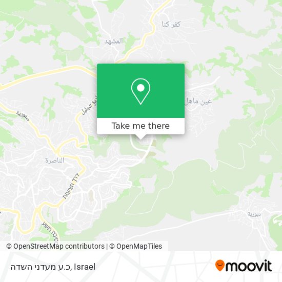 כ.ע מעדני השדה map