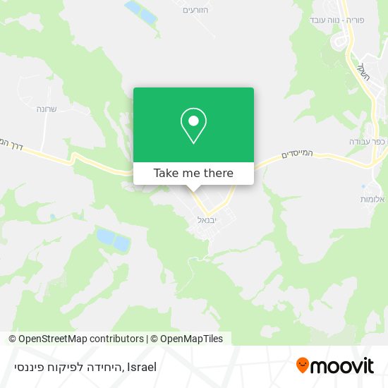 היחידה לפיקוח פיננסי map