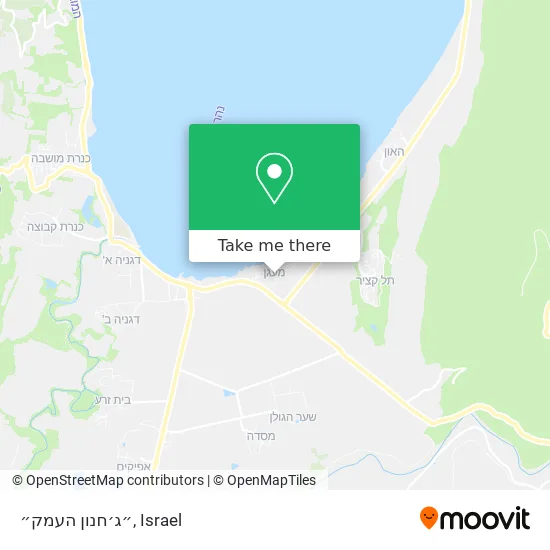 Карта ״ג׳חנון העמק״