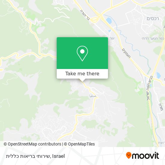 Карта שירותי בריאות כללית