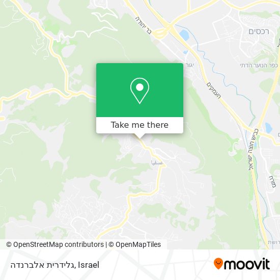 גלידרית אלברנדה map