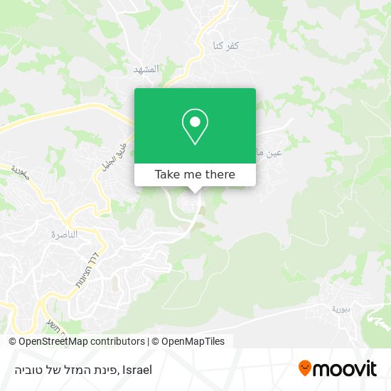 פינת המזל של טוביה map