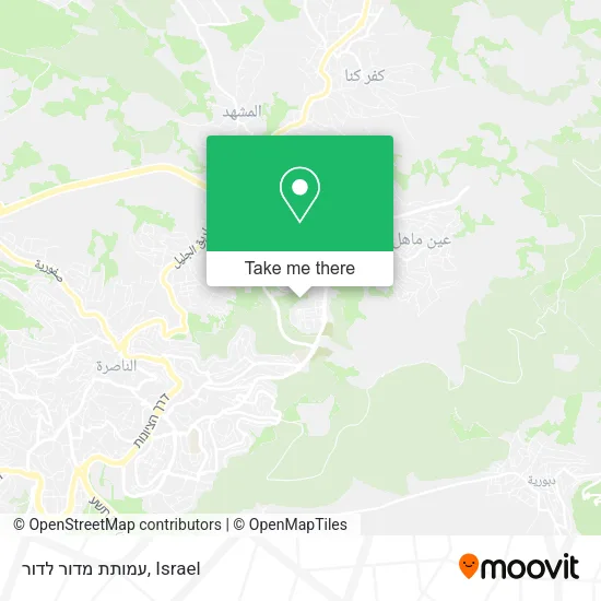 Карта עמותת מדור לדור