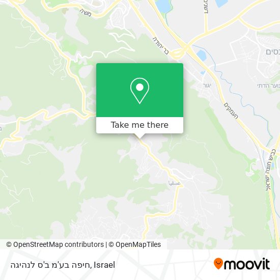 חיפה בע'מ ב'ס לנהיגה map