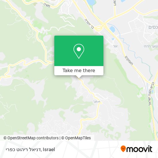 דניאל ריהוט כפרי map