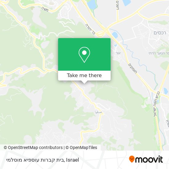 בית קברות עוספיא מוסלמי map