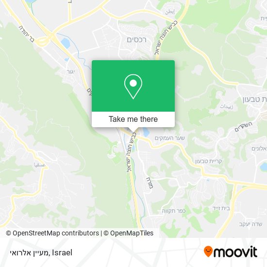 מעיין אלרואי map