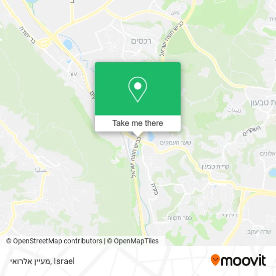 Карта מעיין אלרואי