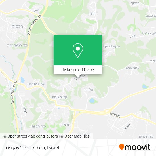 בי ס מיתרים/שקדים map