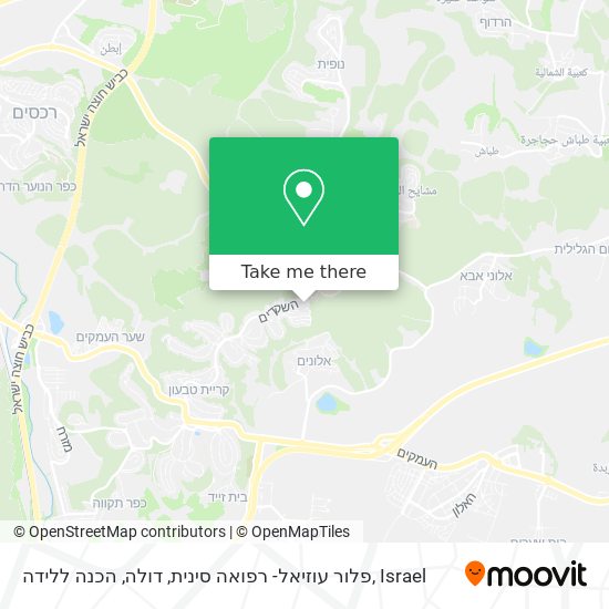 פלור עוזיאל- רפואה סינית, דולה, הכנה ללידה map