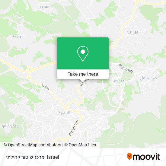 מרכז שיטור קהילתי map