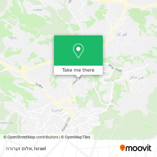 אלום זערורה map