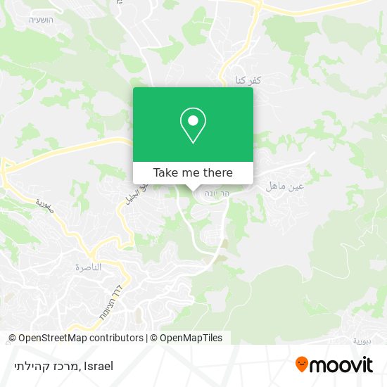 מרכז קהילתי map