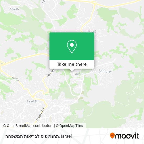 תחנת פיס לבריאות המשפחה map