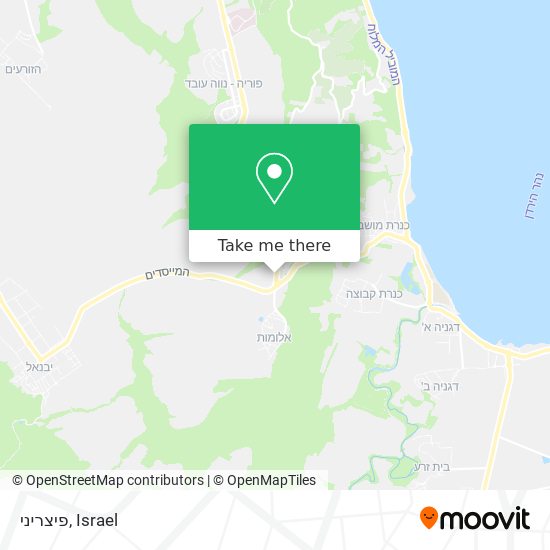 פיצריני map