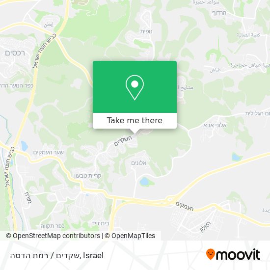 שקדים / רמת הדסה map