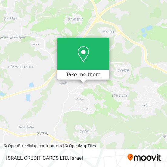 Карта ISRAEL CREDIT CARDS LTD