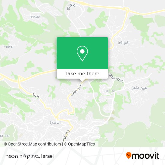 בית קליה הכפר map