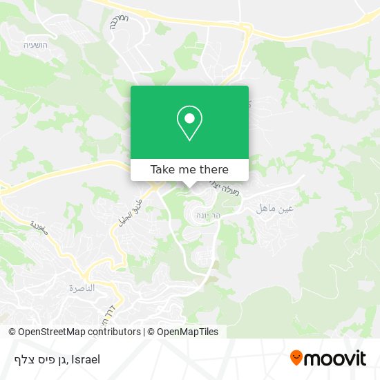 גן פיס צלף map