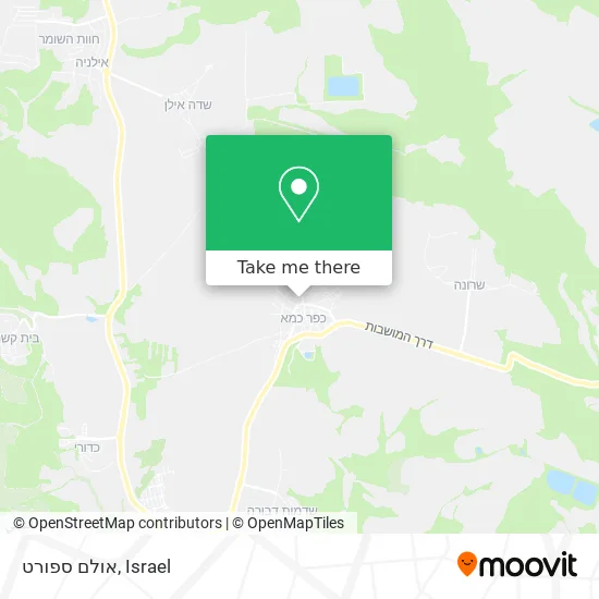 Карта אולם ספורט