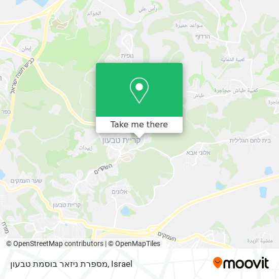 מספרת ניזאר בוסמת טבעון map