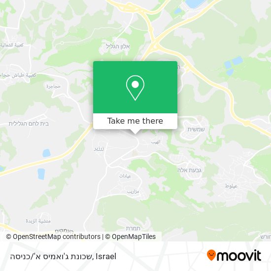 שכונת ג'ואמיס א'/כניסה map