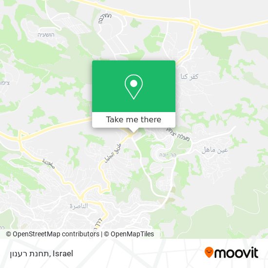 תחנת רענון map