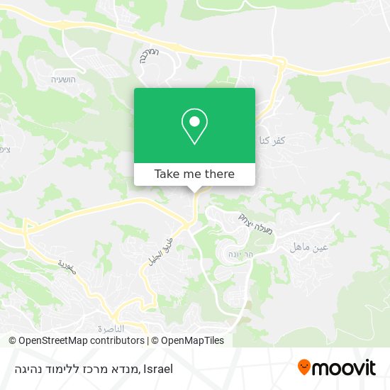 מנדא מרכז ללימוד נהיגה map