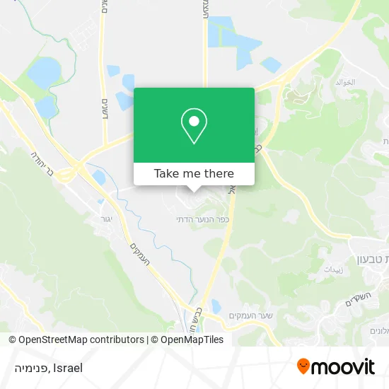 Карта פנימיה