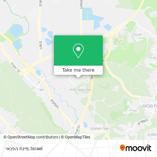 פינת הפנאי map