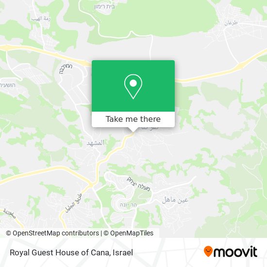 Royal Guest House of Cana map