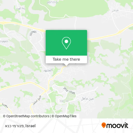 Карта פנורמי כנא