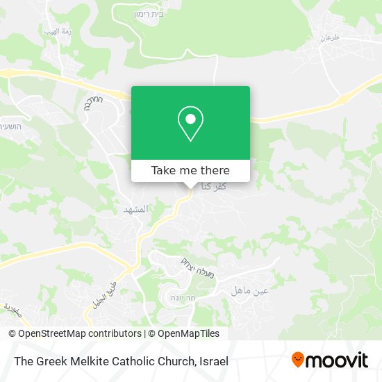 The Greek Melkite Catholic Church map