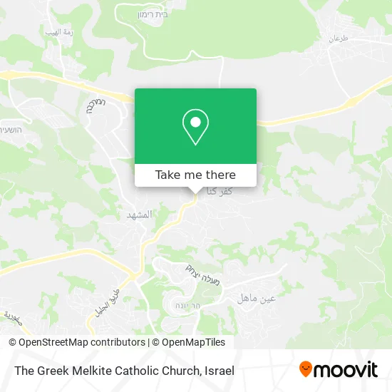 Карта The Greek Melkite Catholic Church