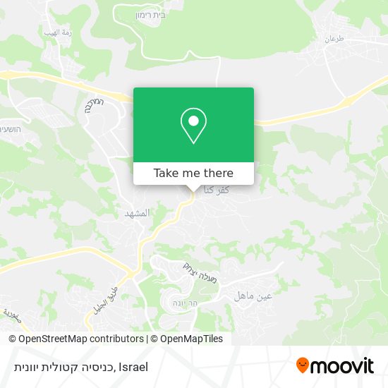 כניסיה קטולית יוונית map