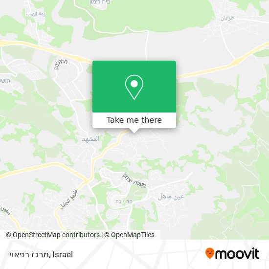 מרכז רפאוי map