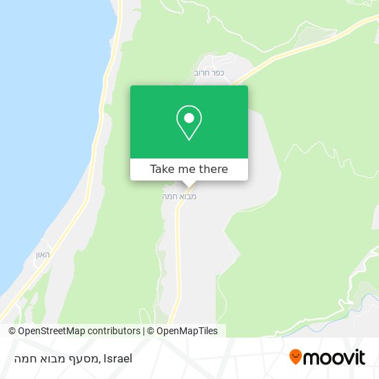 מסעף מבוא חמה map