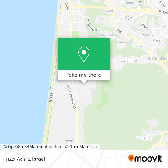 גיורא/ויצמן map