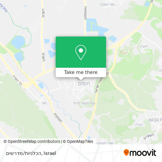 הכלניות/מדרשים map