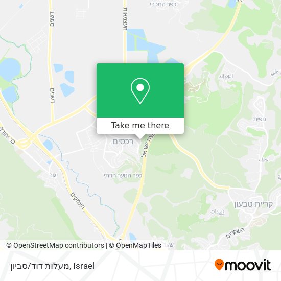 מעלות דוד/סביון map