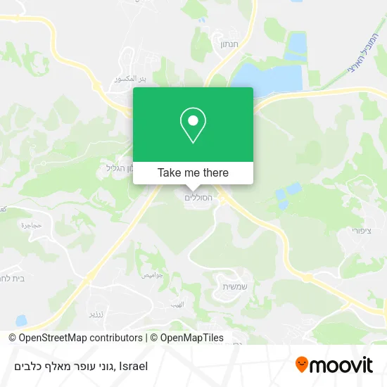 Карта גוני עופר מאלף כלבים