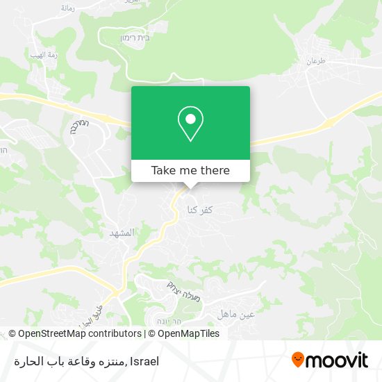 منتزه وقاعة باب الحارة map