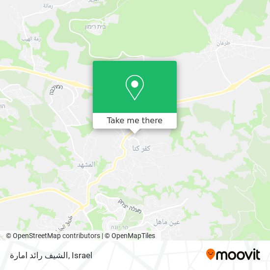 الشيف رائد امارة map