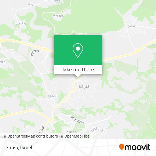 פירזול map