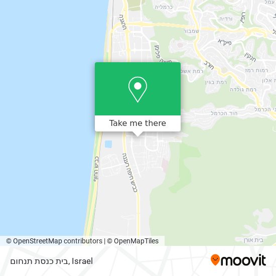 בית כנסת תנחום map